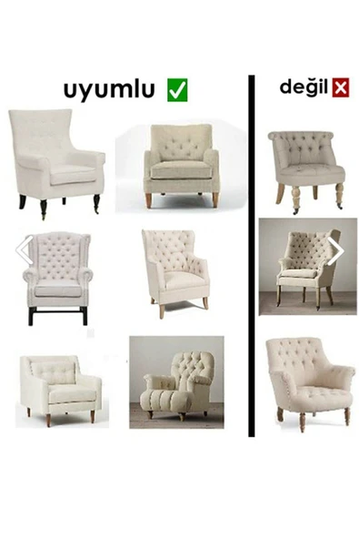 Home Lastikli Yıkanabilir Jakarlı Koltuk Örtüsü Seti - 3 3 1 1 - 5