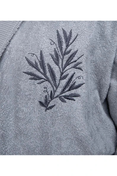 Home %100 Pamuklu Çift Kişilik Bornoz Takımı - 4