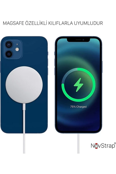 iPhone 16 15 14 13 12 11 Pro Max Mini Uyumlu Magsafe Şarj Aleti Aygıtı Kablosuz Manyetik Type C - 2