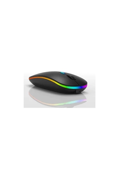 Concorde Gökkuşağı Kablosuz Rgb Ledli Şarjlı 2.4ghz Wireless Mouse - 2