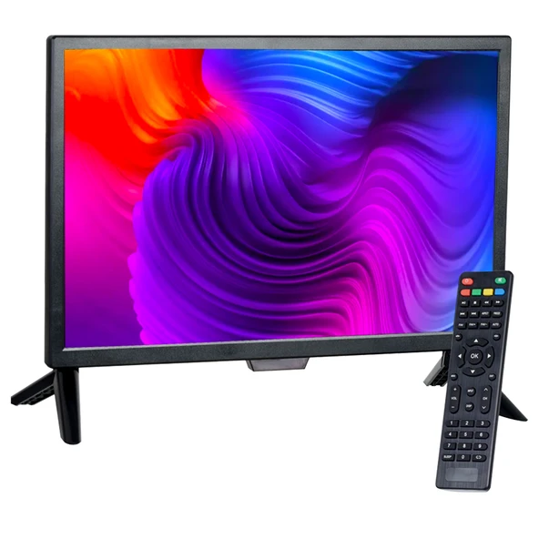TWOGO GO-2010 20" VGA-HDMI-USB-RCA FULL HD LED TV + MONİTÖR (220V-12 VOLT)