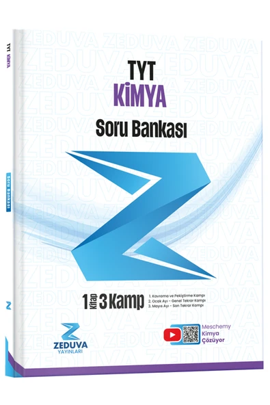 Zeduva Yayınları Meschemy Kimya TYT Kimya 1 Kitap 3 Kamp Soru Bankası ürün görseli