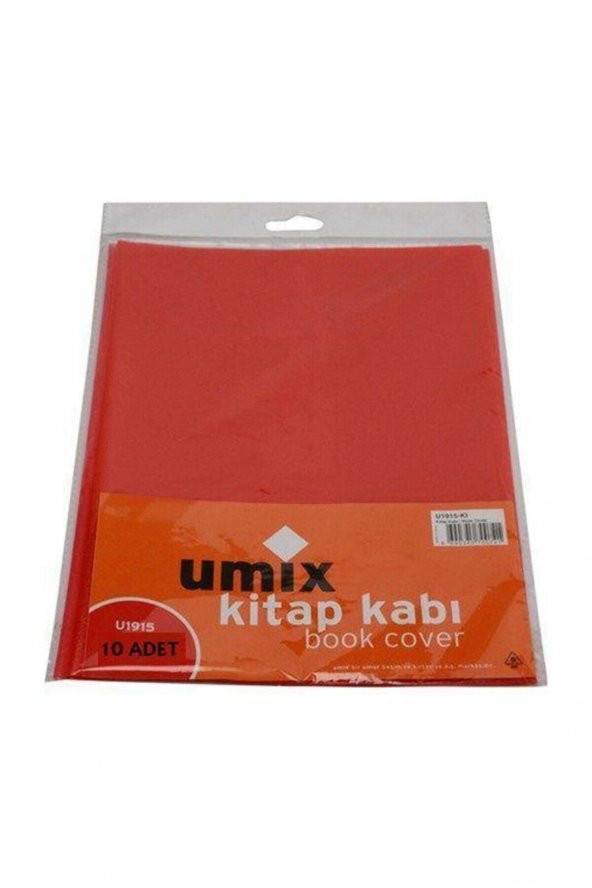 Umix U1915 Kitap Kabı 10lu Paket Kırmızı