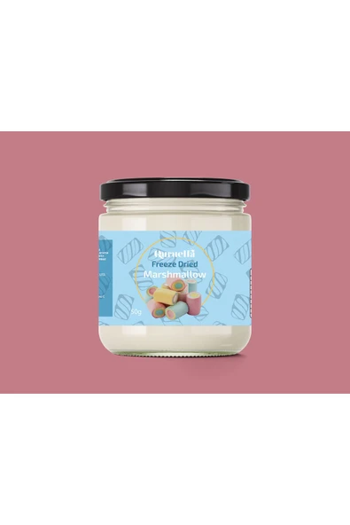 Quruella Dondurularak Kurutulmuş MARSHMELLOW 50gr. Freeze dried teknolojisi