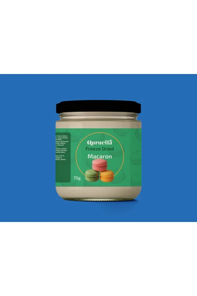 Quruella Dondurularak Kurutulmuş MAKARON 70gr. Freeze dried teknolojisi - 1