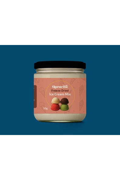 Quruella Dondurularak Kurutulmuş Dondurma 50gr. Freeze Dried Teknolojisi