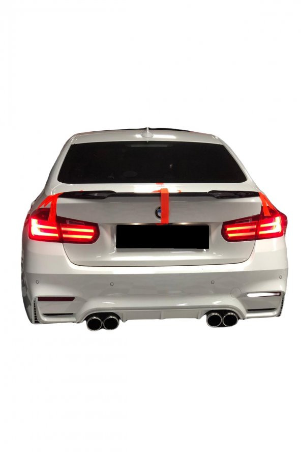 BMW F30 YARASA SPOİLER / Batman Kanat Plastik Piano Black - 1