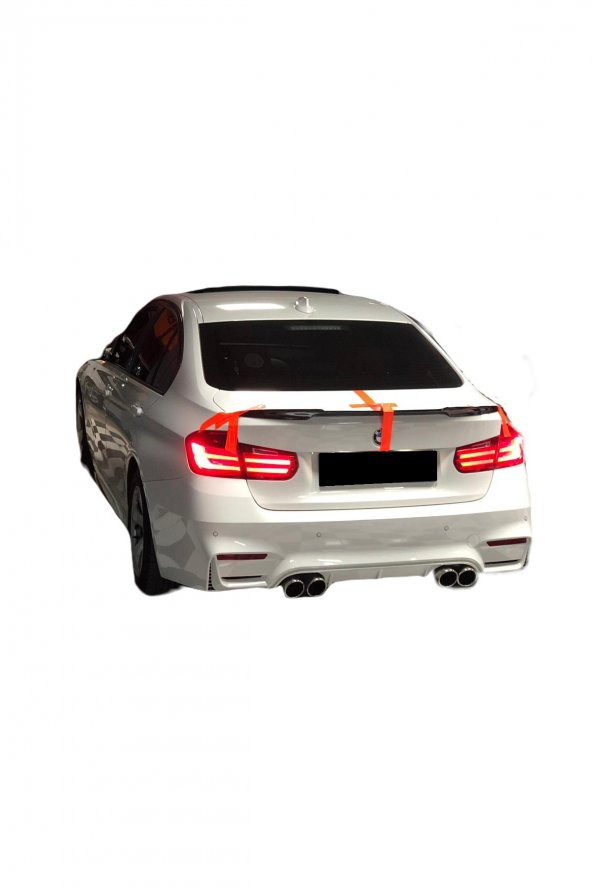 BMW F30 YARASA SPOİLER / Batman Kanat Plastik Piano Black - 2