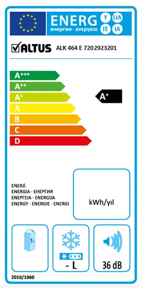 Altus Alk 464 E No-frost Buzdolabı - Resim 3