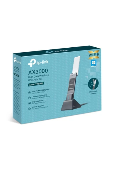 TP-LINK ARCHER TX50UH 574MBPS-2402MBPS DUAL-BANT Wi-Fi 6 USB ADAPTÖR - 4