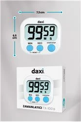 Daxi TX-100 Beyaz Kronometre - 8