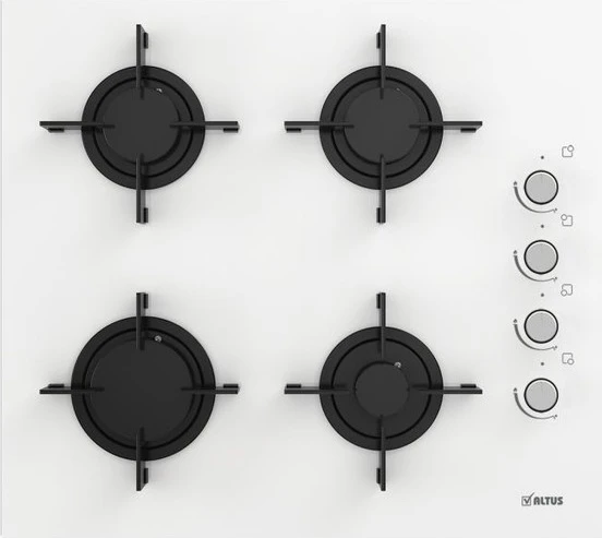 Altus AL 89 GW Set Üstü Ocak Beyaz Beyaz ürün görseli