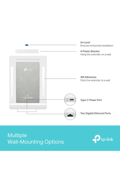 TP-LINK Archer Air R5, AX3000 Dual-Band Wi-Fi 6 Air Router&Menzil Genişletici, Gigabit Port - 4