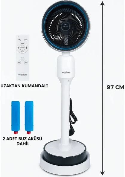 WS-60W Sıcak & Soğuk Hava Üflemeli Iklimlendirici Vantilatör - 1