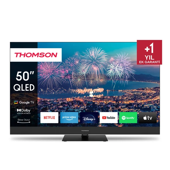 Thomson 50QG6C14 UHD 50" 126 Ekran Uydu Alıcılı Google Smart Qled Plus TV