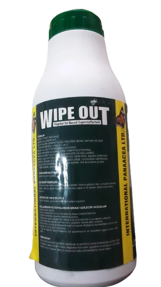 Wipe Out Bitkisel Yağ Bazlı Süper Yüzey Aktif Madde( 1 Litre)