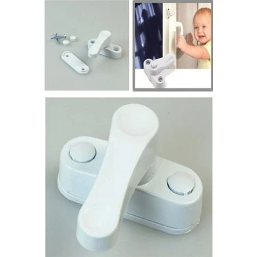Pvc Çekmeli Kapı Pencere Emniyet Kilidi Pimapen Ev Çocuk Bebek Güvenlik Kilidi 2 Adet - Resim 5