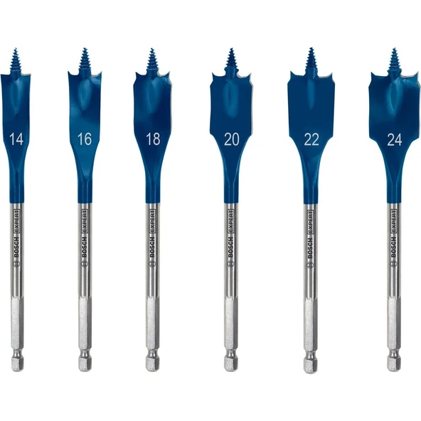 Bosch EXP Yaprak Matkap Ucu Seti 14-24 mm 6’lı - 1