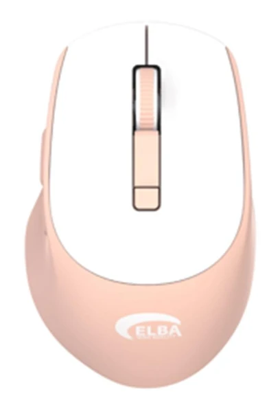Elba B554 Pembe-Beyaz 6D 2.4Ghz Kablosuz Mouse ürün görseli 1