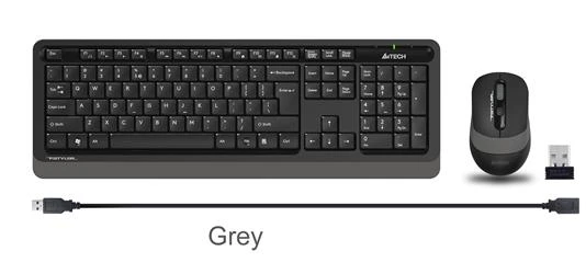 A4 Tech Fg1010 2.4G Gri Q Fn-Mm Klv+Optik Mouse Set - 4