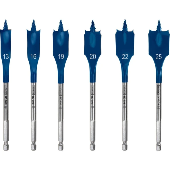 Bosch EXP Yaprak Matkap Ucu Seti 13-25 mm 6’lı - 1