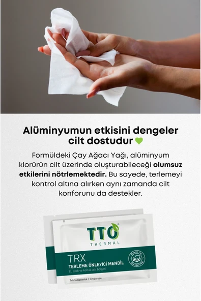 TTO Trx Thermal Terleme Önleyici 24'lü Mendil - 5