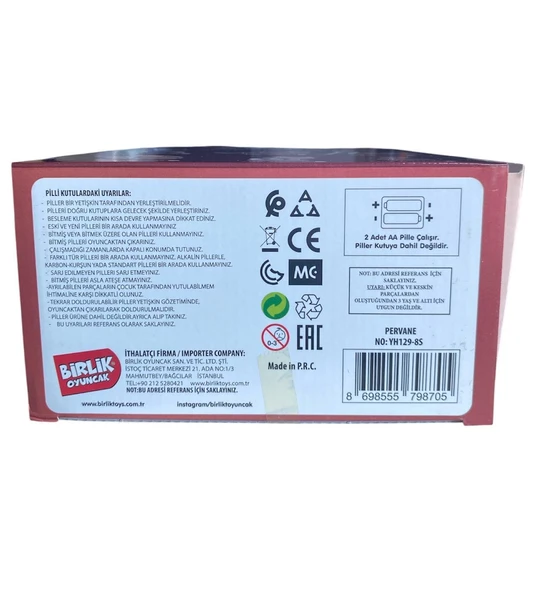 Işıklı Sesli Fonksiyonlu Oyuncak Pervane - Vantilatör - Eğlenceli- Eğitici Oyuncak Küçük Ev Aletleri - 6