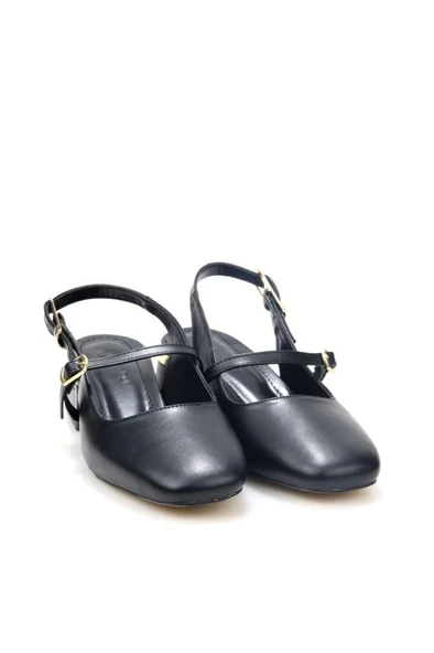 Pisagor Ps-33710 Arkası Açık Kadın Topuklu Ayakkabı - 2