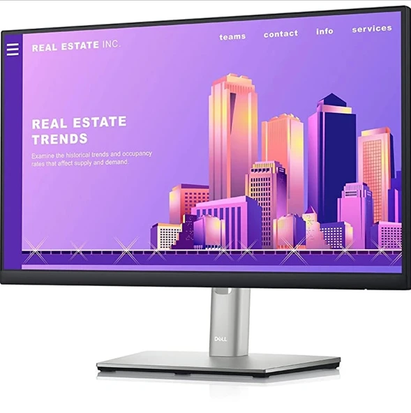 Dell P2222H 21.5" 8MS 60 Hz Vga Hdmı DP Vesa LED Ips Pivot Ayaklı Monitör - 8