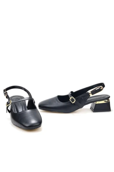 Pisagor Ps-33710 Arkası Açık Kadın Topuklu Ayakkabı - 3