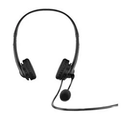 HP 428H5AA USB-G2 Stereo Kablolu Mikrofonlu Kulak Üstü Kulaklık Siyah - 2