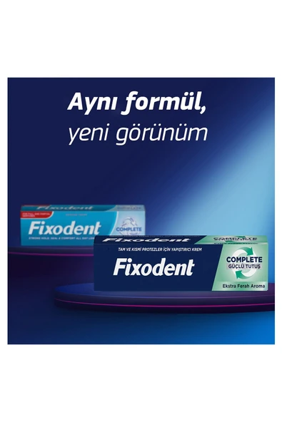 Fixodent Diş Protez Yapıştırıcı Krem Complete Ekstra Ferah 47 Gr - 3