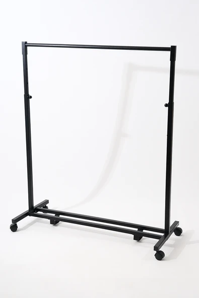 Katlanabilir Tekerlekli Metal Askılık - Resim 4