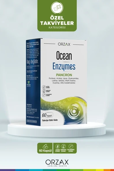 Ocean Enzymes Pancron 60 Kapsül ürün görseli