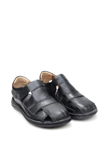 Pisagor Ps-33760 Erkek Ortopedik Deri Günlük Sandalet Ayakkabı - 6