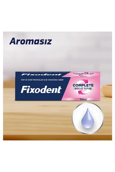 Fixodent Complete Tatsız Diş Protezi Yapıştırıcı Krem 47 gr - 5