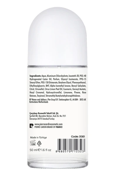 Pierre Cardin Roll-on Kadın Deodorant Ter Kokusu Önleyici Leke Bırakmayan 48 Saat Anti-perspirant Koruma-Rythm Of Life-Hayatın Ritmi-50 ml - 4