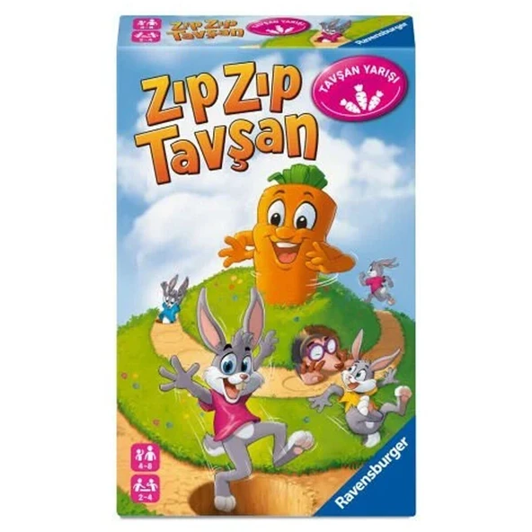 248810 Ravensburger - ZıpZıp Tavşan - Seyahat Boy Kutu Oyunu - 3