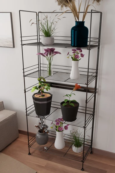 Akroraf Teşhir Standı Siyah - Resim 3