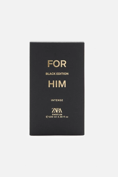 ZARA FOR HIM BLACK EDITION INTENSE PARFUM 100 ML - Resim 4