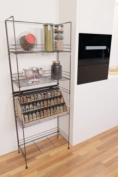 Akroraf Teşhir Standı Siyah - Resim 5