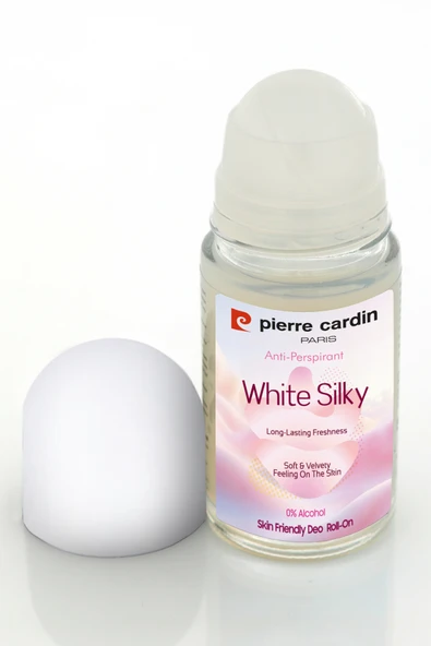 Pierre Cardin Roll-on Kadın Deodorant Ter Kokusu Önleyici Leke Bırakmayan 48 Saat Anti-perspirant Koruma-White Silky-Beyaz ipeksi-50 ml - 3