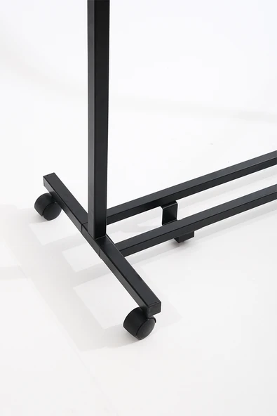 Katlanabilir Tekerlekli Metal Askılık - Resim 3