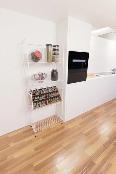 Akroraf Teşhir Standı Beyaz - Resim 5