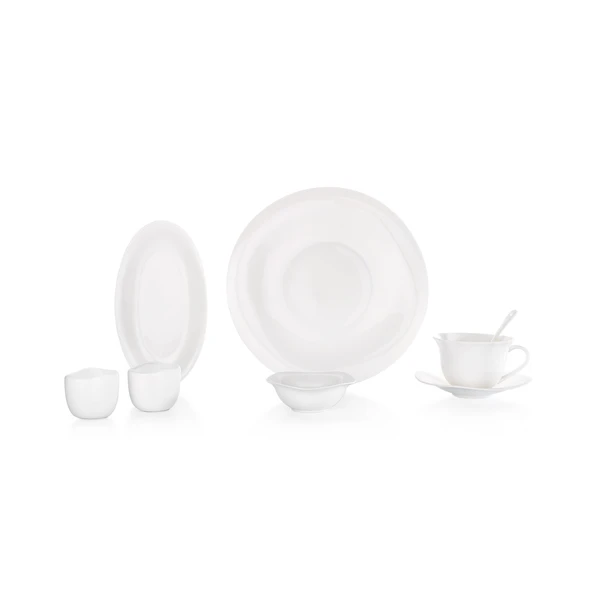 Schafer Superfine Bone Elixir Kahvaltı Takımı 32 Parça-Beyaz - 4
