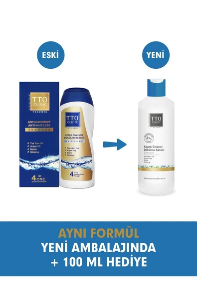Tto Clinic Kepek Önleyici Dökülme Karşıtı Şampuan - 2