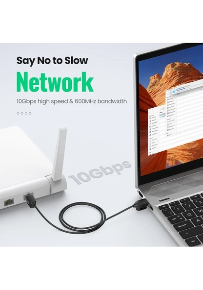 Cbtx Ugreen 80414 CAT7 RJ45 LAN Ethernet Kablosu 10 Gbps 1 Metre - 2