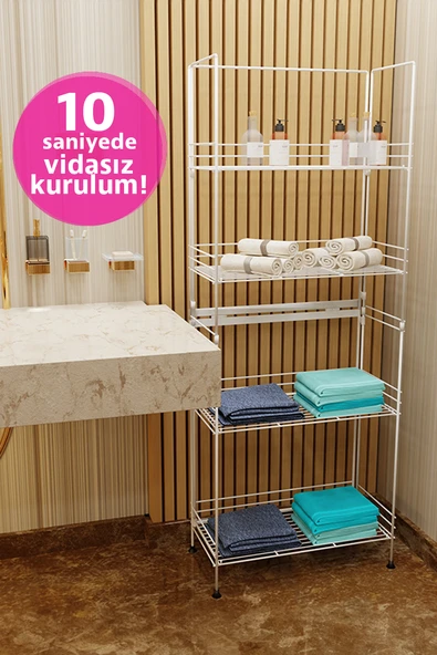 Akroraf Teşhir Standı Beyaz - Resim 2