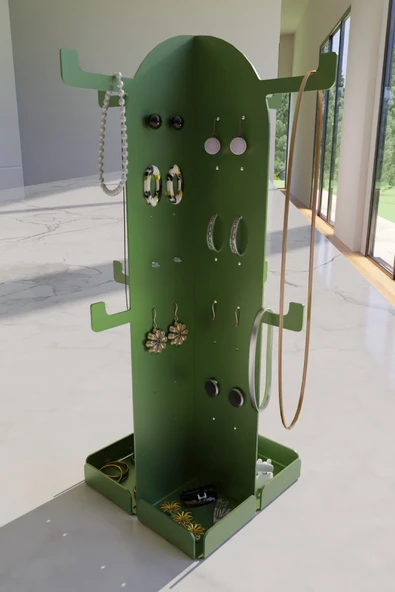 Özel Tasarım Kaktüs Takı Standı ürün görseli 1