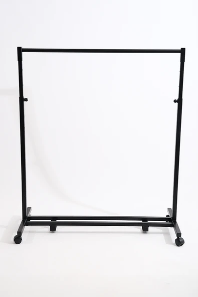 Katlanabilir Tekerlekli Metal Askılık - Resim 2